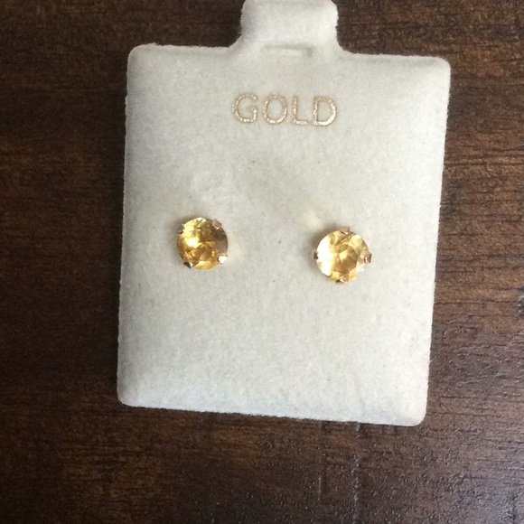 Jewelry - Citrine 10kt gold earrings